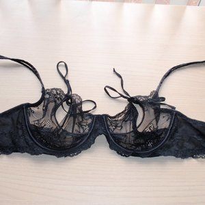 Adore Me Lace Peekaboo Bra Lingerie